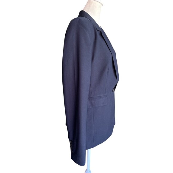 DKNY Womens‎ Navy Dress Blazer Lined Formal Jacket Size 10 - Picture 5 of 11